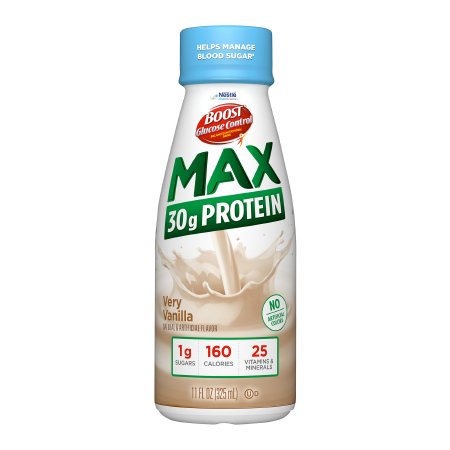 Nestle Healthcare Nutrition Oral Supplement Boost Glucose Control® Max Vanilla Flavor Liquid 11 oz. Bottle - Each - 00041679572344-EA