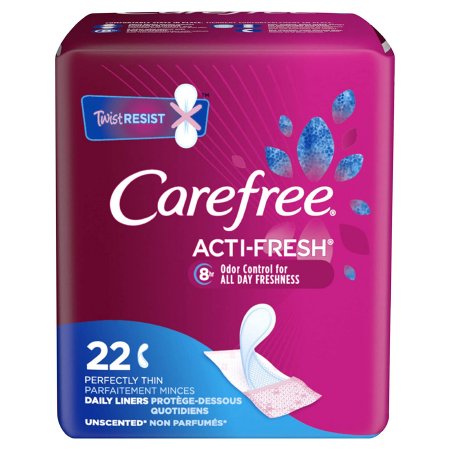 Edgewell Personal Care Panty Liner Carefree® actifresh® Thin Light Absorbency - Bag of 22 - 07830006991-BG