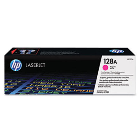 HP HP 128A, (CE323A) Magenta Original LaserJet Toner Cartridge - Each - HEW-CE323A-EA