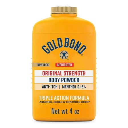 Sanofi Pasteur Body Powder Gold Bond® Medicated Original Strength 4 oz. Menthol Scent Shaker Bottle Menthol - Each - 04116701046-EA