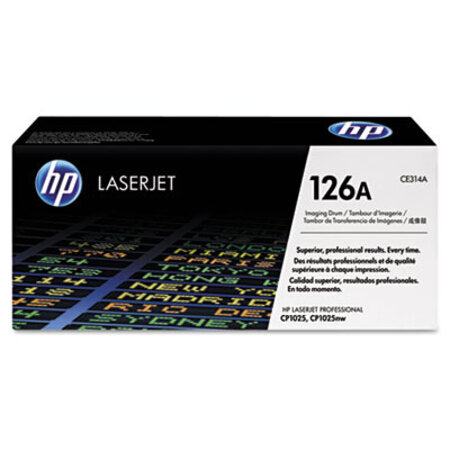 HP HP 126A, (CE314A) Black/Cyan/Magenta/Yellow Original LaserJet Imaging Drum - Each - HEW-CE314A-EA