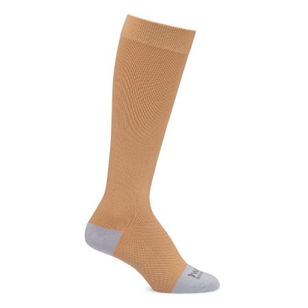 Motif Medical Maternity Compression Socks Motif Medical Knee High Medium Beige / Gray Closed Toe - Pair - AAB0006-02-PR