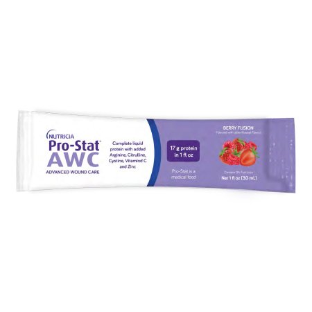 Nutricia North America Oral Supplement Pro-Stat® AWC Berry Fusion Flavor Liquid 1 oz. Individual Packet - Case of 96 - 156801-CS