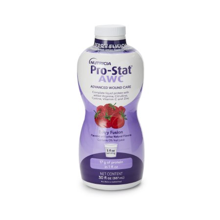 Nutricia North America Oral Supplement Pro-Stat® AWC Berry Fusion Flavor Liquid 30 oz. Bottle - Case of 4 - 152183-CS