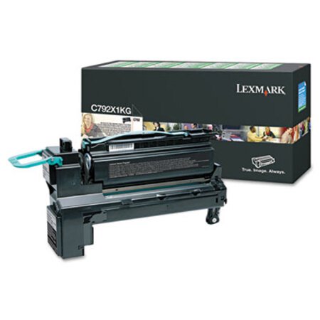 Lexmark™ C792X1KG Return Program Extra High-Yield Toner, 20,000 Page-Yield, Black - Each - LEX-C792X1KG-EA