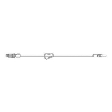 MedSource International IV Extension Set MedSource Needle-Free Port 10 Inch Tubing Without Filter Sterile - Case of 100 - MS-83094-CS