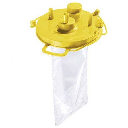 Bemis Healthcare Suction Liner System Quick-Fit ™ Liners 1500 mL Pour Lid - Case of 50 - 1504RBM N-CS