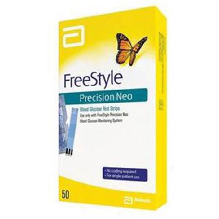 Abbott Blood Glucose Test Strips FreeStyle® 50 Strips per Pack - Box of 50 - 71579-BX