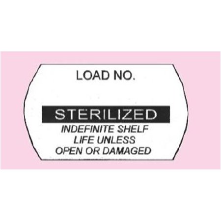 Healthmark Industries Pre-Printed Label Laboratory Use Black / White Sterilized Black Sterilization Label - Roll of 1 - H369023S-RL