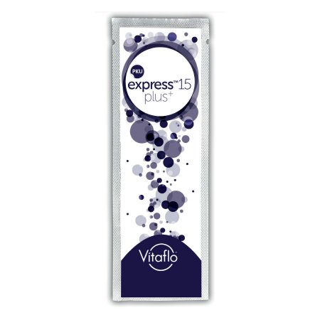 Vitaflo USA LLC Oral Supplement PKU express™ 15 plus Raspberry Flavor Powder 25 Gram Individual Packet - Box of 30 - 25214-BX