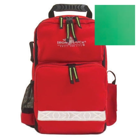 Fleming Industries Low Profile Trauma Bag Iron Duck® Green Impervious Universal Precautions (UP) Fabric 8 X 11-1/2 X 16 Inch - Each - 39995-GRUP-EA
