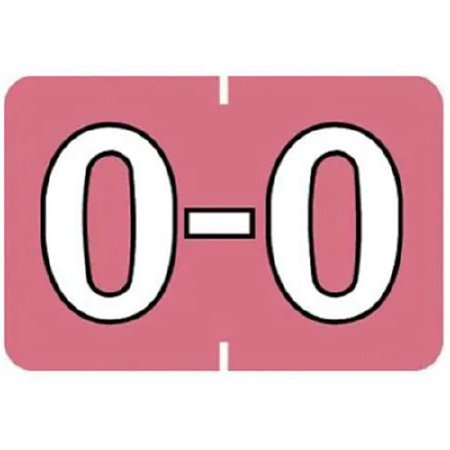 Medical Arts Press Pre-Printed Label Medical Arts Press® Barkley® Chart Tab Dark Pink Permanent O-O White Alpha 1 X 1-1/2 Inch - Roll of 1 - 901-34105-RL