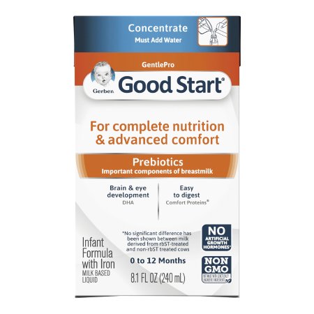 Nestle Healthcare Nutrition Infant Formula Gerber® Good Start® GentlePro 8.1 oz. Carton Concentrate - Case of 12 - 00050000645220-CS
