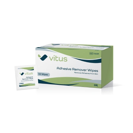 HR Pharmaceuticals Adhesive Remover Vitus Wipe 50 per Box - Case of 1200 - 7050R-CS