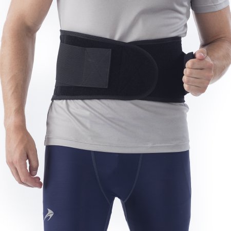 New York Orthopedic Occupational Back Support NYOrtho Breathable Large Hook and Loop Closure 34 to 38 Inch Waist Circumference 8 Inch Back Height Adult - Each - 6027-L-EA