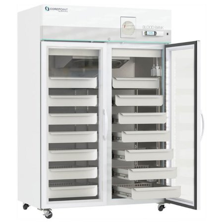 Horizon Scientific Inc Refrigerator Corepoint™ Scientific Blood Bank 49 cu.ft. 2 Swing Glass Doors Cycle Defrost - Each - NSBR492WSGCR/0-EA