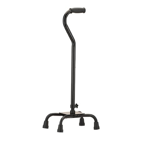 Nova Ortho-Med Large Base Quad Cane Nova Aluminum 30 to 39 Inch Height Black - Case of 2 - 5610BK-CS