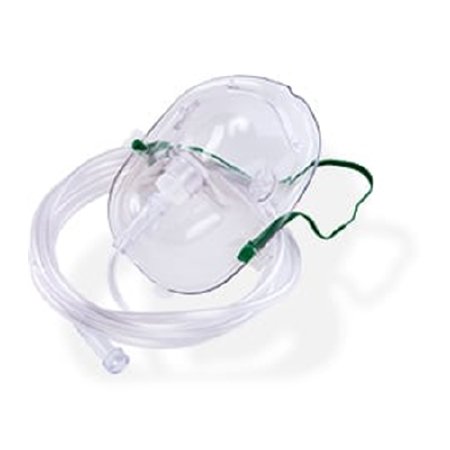 MedSource International NonRebreather Oxygen Mask MedSource Full Face Style Pediatric Small Adjustable Head Strap / Nose Clip - Case of 50 - MS-25073-CS