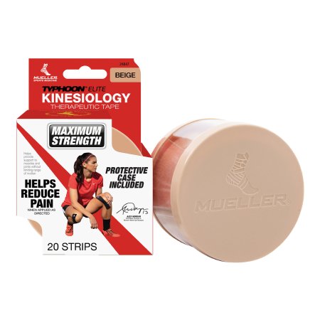 Mueller Sports Medicine Kinesiology Tape Typhoon® Elite Beige 2 X 9-3/4 Inch Synthetic Material NonSterile - Each - 24847-EA