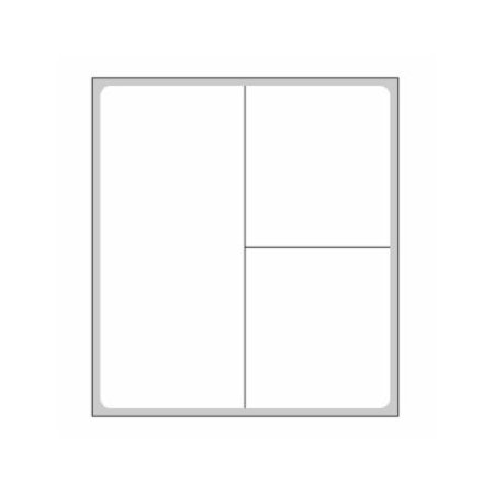 PDC Healthcare Blank Label pdc Thermal Paper White Permanent 2-1/4 X 2-1/2 Inch - Roll of 1 - TD-PN5-A-RL