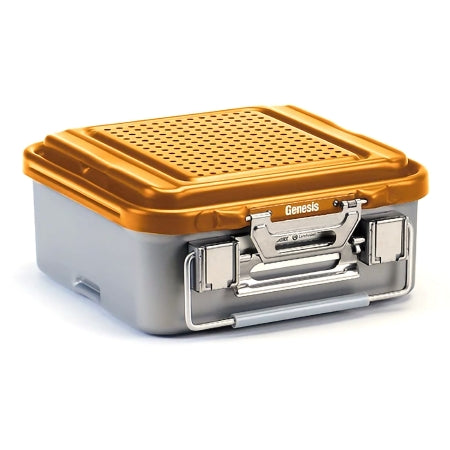 V. Mueller Sterilization Container Genesis® 5-1/3 X 12-2/5 X 19-1/5 Inch Outside Dimensions - Each - CD2-5C-GOLD-EA