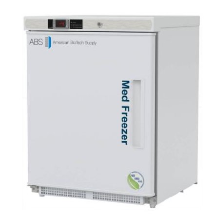 Horizon Scientific Inc Undercounter Freezer ABS Vaccine 4.2 cu.ft. 1 Solid Door Manual Defrost - Each - PH-ABT-NSF-UCBI-0420-ADA-LH-EA