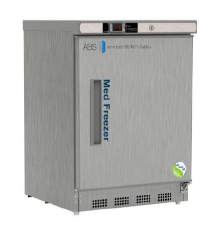 Horizon Scientific Inc Undercounter Freezer ABS Vaccine 4.2 cu.ft. 1 Swing Solid Door Manual Defrost - Each - PH-ABT-NSF-UCBI-0420SS-EA