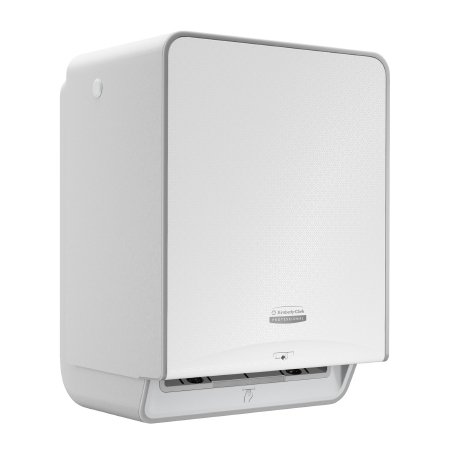 Kimberly Clark Paper Towel Dispenser Kimberly-Clark Professional™ ICON™ White Mosaic Touch Free 1 Roll Wall Mount - Case of 1 - 58710-CS