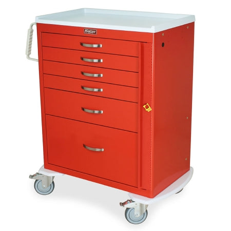 Harloff Emergency Cart M-Series Powder Coated Steel Navy - Each - MDS3030B16-EA