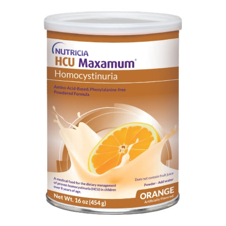 Nutricia North America Oral Supplement HCU Maxamum® Orange Flavor Powder 16 oz. Can - Case of 6 - 175750-CS