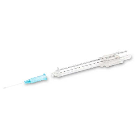 MedSource International Peripheral IV Catheter ClearSafe Comfort™ BC 20 Gauge 1 Inch Sliding Safety Needle - Box of 50 - MS-862202-BX
