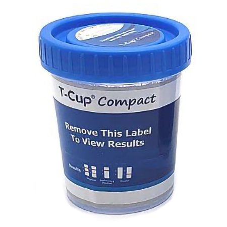 Wondfo USA Co Ltd Drugs of Abuse Test Kit T-Cup® Compact 10-Drug Panel AMP, BUP, BZO, COC, mAMP/MET, MTD, OPI300 (MOP), OXY, THC Urine Sample 25 Tests CLIA Waived - Box of 25 - CDOA-8105-BX