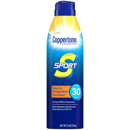 Beiersdorf Sunscreen Coppertone® Sport SPF 30 Liquid 5.5 oz. Aerosol Can - Each - 07214003441-EA