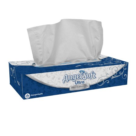 Georgia Pacific Angel Soft Ultra Professional Series® Facial Tissue White 7-1/2 X 8.4 Inch 96 Count - Case of 30 - 49590-CS