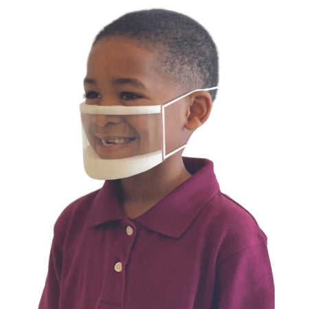 ClearMask LLC Procedure Mask ClearMask™ Anti-fog Elastic Strap Child Size Clear NonSterile Not Rated Pediatric - Case of 432 - CM003EZ-CS