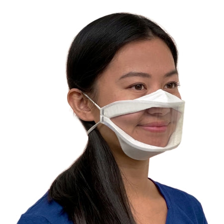ClearMask LLC Surgical Mask ClearMask™ Anti-fog Elastic Strap One Size Fits Most Clear NonSterile ASTM Level 3 Adult - Case of 432 - CM004EZ-CS