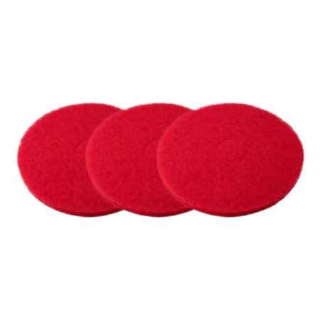 RJ Schinner Co Hard Floor Buffing Pad Performance Plus™ 20 Inch Diameter Red Polyester Fiber - Case of 5 - PRED20-CS