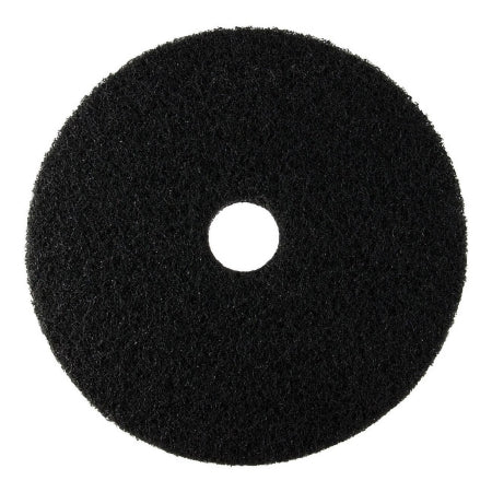 RJ Schinner Co Hard Floor Stripping Pad 18 Inch Diameter Black Polyester / Nylon - Case of 5 - 72-18-CS