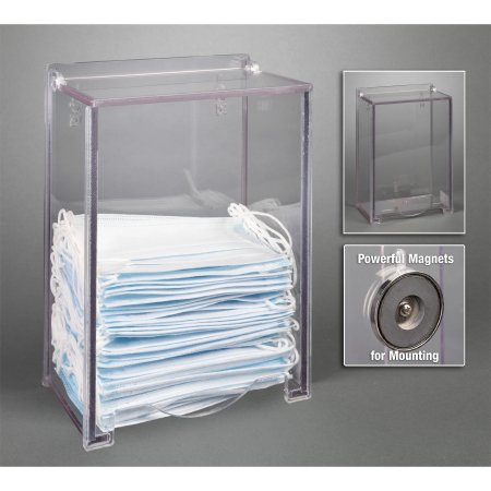Poltex Inc Bulk Mask Dispenser Poltex Magnet Mount Clear 4-1/2 X 8 X 11 Inch PETG - Each - MSKDISP-M-EA