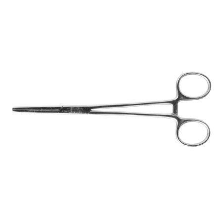 Miltex Instrument (Sterile Dis) Tube Occluding Forceps Miltex® Presbyterian Hospital 7 Inch Length Floor Grade Pakistan Stainless Steel Sterile Ratchet Lock Finger Ring Handle Straight Smooth Jaws - Box of 25 - 7-590-ST-25-BX