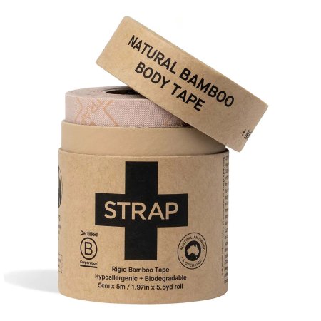 Nutricare USA LLC Athletic Tape Strap Natural 1.97 Inch X 5-1/2 Yard Bamboo Fiber NonSterile - TU/1 - STRNACT-TU