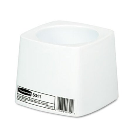Rubbermaid® Commercial Commercial-Grade Toilet Bowl Brush Holder, White - Each - RCP-631100WE-EA
