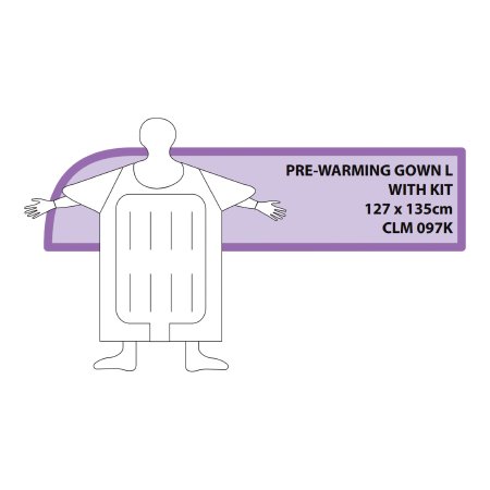 Medical Solutions Inc Patient Pre-Warming Gown Kit Cocoon™ Large Disposable - Case of 10 - CLM-097K-CS