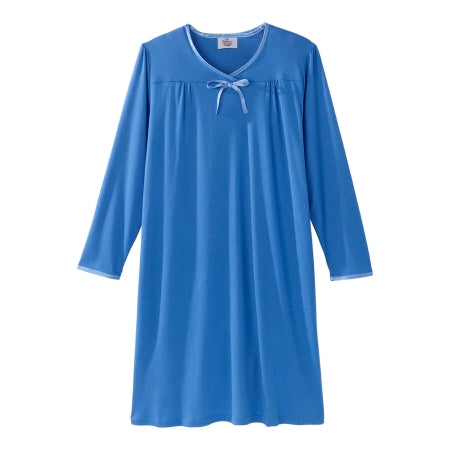 Silverts Adaptive LLC Patient Exam Gown Silverts® 2X-Large Blue Reusable - Each - SV26120_SV15_2XL-EA
