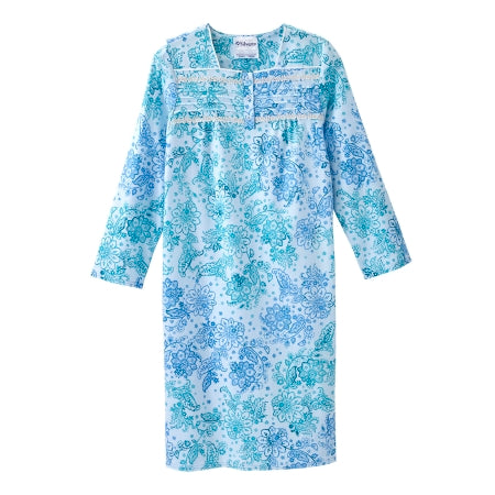 Silverts Adaptive LLC Patient Exam Gown Silverts® Medium Washy Paisley Reusable - Each - SV26300_WASY_M-EA