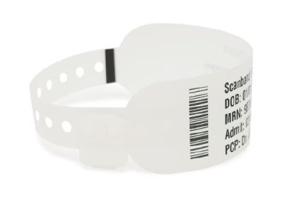 Precision Dynamics Identification Wristband ScanBand® Plastic Clasp - Box of 400 - 7910-11-PDL-BX