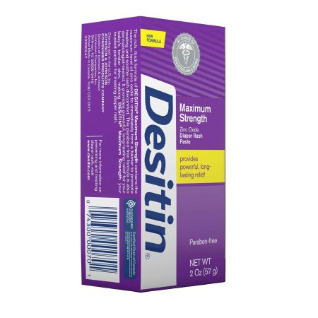 J & J Sales Diaper Rash Treatment Desitin® Maximum Strength 2 oz. Tube Scented Paste - Each - 58232072103-EA
