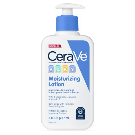 Loreal USA Baby Lotion CeraVe® 8 oz. Pump Bottle Unscented Lotion - Each - 60600056023-EA