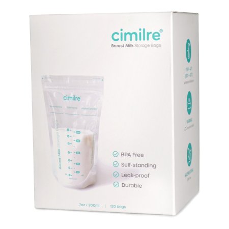 Symmetrical Health LLC Breast Milk Storage Bag Cimilre® 7 oz. Plastic - Case of 32 - CM0A19-200-CS