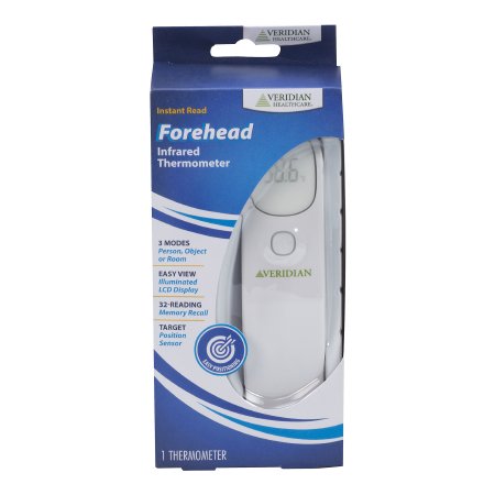 Veridian Healthcare LLC Non-Contact Skin Surface Thermometer Veridian Infrared Skin Probe Handheld - Case of 24 - 09-313-CS